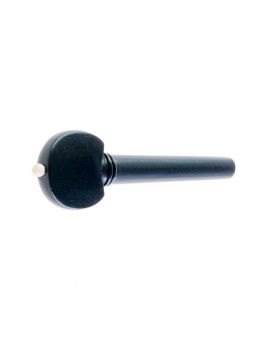 Clavija para violín de ébano modelo Hill pin blanco 4/4 4/4