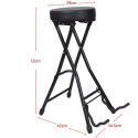BANQUETA PLEGABLE EK CON SOPORTE DE GUITARRA