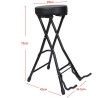 BANQUETA PLEGABLE EK CON SOPORTE DE GUITARRA