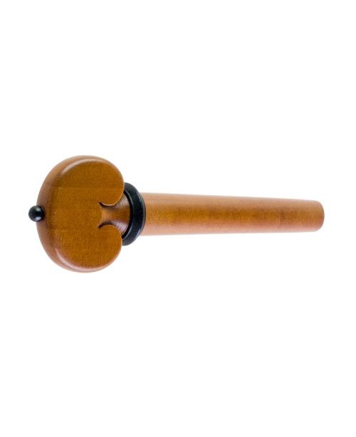 Clavija para violín de boj modelo corazón pin y collar negro 4/4 4/4