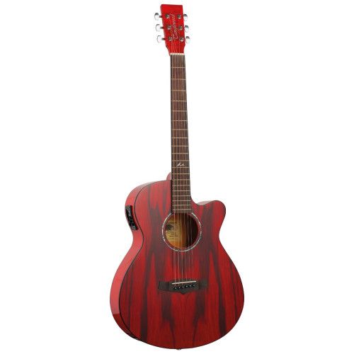GUITARRA ACÚSTICA TANGLEWOOD AZURE SUPER FOLK ROJA