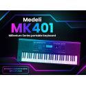 TECLADO MEDELI DE 61 TECLAS NEGRO MK401 (pack de 2)