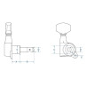 CLAVIJERO BOSTON 3+3 DIE CAST CROMO