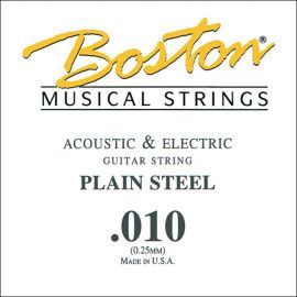 CUERDA BOSTON ELÉCTRICA Y ACÚSTICA 010 ACERO