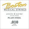 CUERDA BOSTON ELÉCTRICA Y ACÚSTICA 010 ACERO