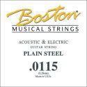CUERDA BOSTON ELÉCTRICA Y ACÚSTICA 0115 ACERO
