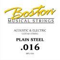 CUERDA BOSTON ELÉCTRICA Y ACÚSTICA 016 ACERO
