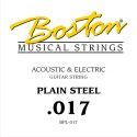 CUERDA BOSTON ELÉCTRICA Y ACÚSTICA 017 ACERO