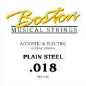 CUERDA BOSTON ELÉCTRICA Y ACÚSTICA 018 ACERO