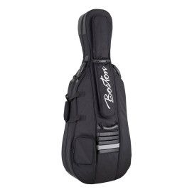 FUNDA BOSTON CELLO 4/4 NEGRA 25mm LUJO