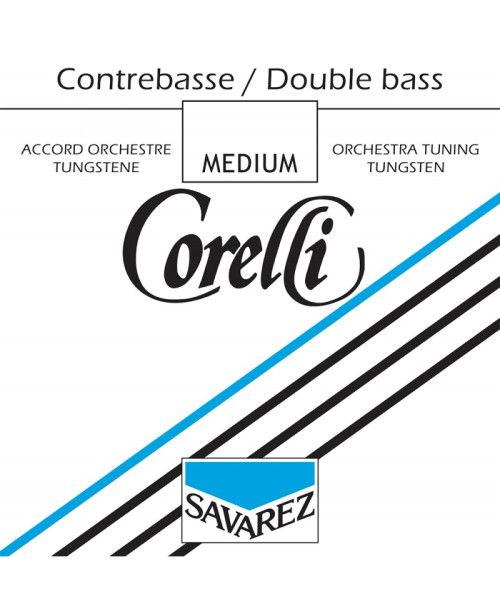 Cuerda contrabajo Corelli orquesta tungsteno 1ª Sol Medium 1/8