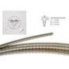 Traste Boston 5m 18% níquel 1.4x2.7mm
