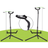 SOPORTE UNIVERSAL BOSTON GUITARRA METAL PLEGABLE NEGRO