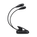 LUZ LED DOBLE BOSTON PARA ATRIL CON CABL