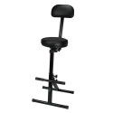 BANQUETA BOSTON AJUSTABLE NEGRA