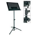 ATRIL BOSTON METAL PERFORADO NEGRO BANDEJA 48x35 cm