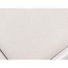 BANCO PIANO BOSTON AJUSTABLE BLANCO BRILLANTE TERCIOPELO BLANCO