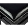 BANCO PIANO BOSTON DELUXE AJUSTABLE VINILO NEGRO