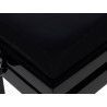 BANCO PIANO BOSTON DELUXE AJUSTABLE TERCIOPELO NEGRO
