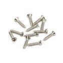 TORNILLOS GOLPEADOR FENDER 12ud NÍQUEL