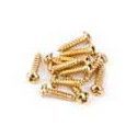 Tornillos afinador Fender 3 x 3/8 dorados 12ud
