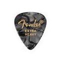 Púas Fender premium 351 ext.heavy black moto 12ud