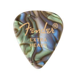 Púas Fender premium 351 extra heavy abalone 12ud