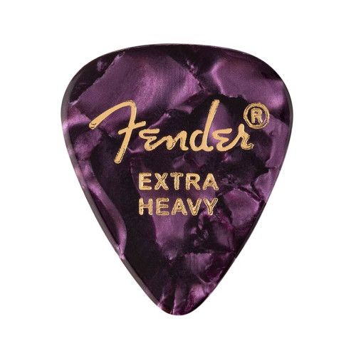 Púas Fender premium 351 ext.heavy purple moto 12ud