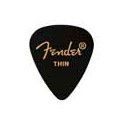 Púas Fender premium 351 thin black 12ud