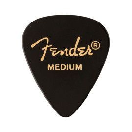 Púas Fender premium 351 medium black 12ud