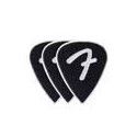 Púas Fender agarre F 351 negro 3ud