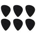 Púas offset Fender 6 piezas negras