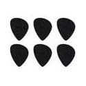 Púas offset Fender 6 piezas negras