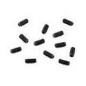 Tornillo selleta Fender 07 1/4pg negro 12ud