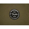Camiseta 70 aniversario Fender Strat. oliva L