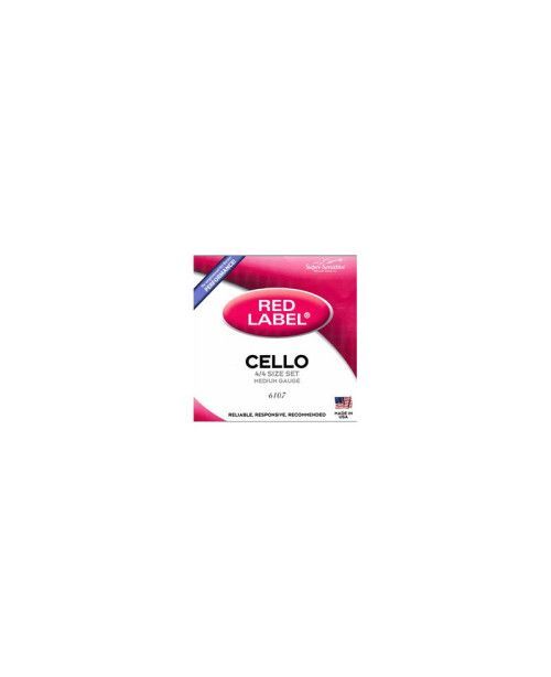 Cuerda cello Super-Sensitive Red Label 2ª Re Medium 4/4