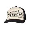 Gorra Fender eléctrica negra/crema