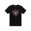 Camiseta Fender de rayas Custom Shop negra L