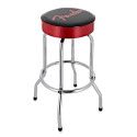 Taburete bar Fender negro/rojo 30pg