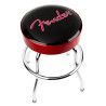 Taburete bar Fender negro/rojo 24pg