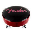 Taburete bar Fender negro/rojo 24pg
