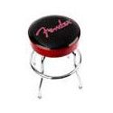 Taburete bar Fender negro/rojo 24pg