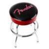 Taburete bar Fender negro/rojo 24pg