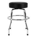 Taburete bar Fender negro/cromado 24pg