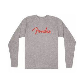 Camiseta manga larga Fender gris jaspeado XXL