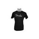 Camiseta manga larga Fender negra jaspeado L