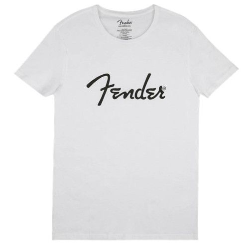 Camiseta Fender hombre blanca S