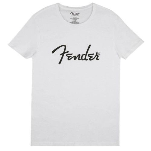 Camiseta Fender hombre blanca M