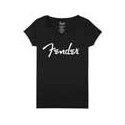 Camiseta mujer Fender negro M