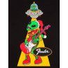 Camiseta Ugly Christmas Fender Alien negra L